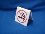 No Smoking Table Sign